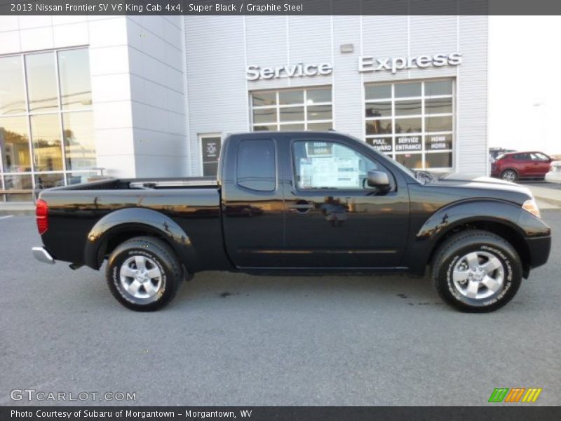 Super Black / Graphite Steel 2013 Nissan Frontier SV V6 King Cab 4x4