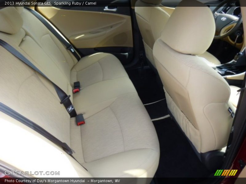 Sparkling Ruby / Camel 2013 Hyundai Sonata GLS