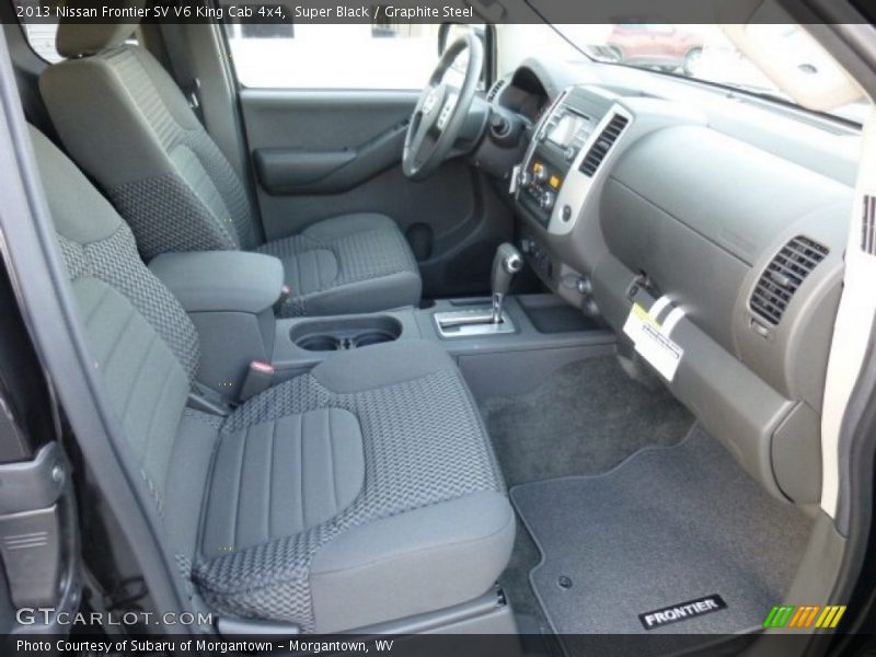 Super Black / Graphite Steel 2013 Nissan Frontier SV V6 King Cab 4x4