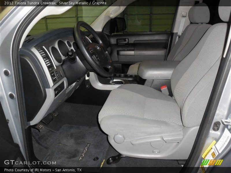Silver Sky Metallic / Graphite 2012 Toyota Tundra CrewMax