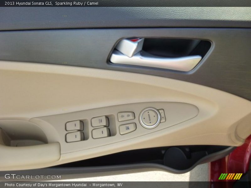 Sparkling Ruby / Camel 2013 Hyundai Sonata GLS