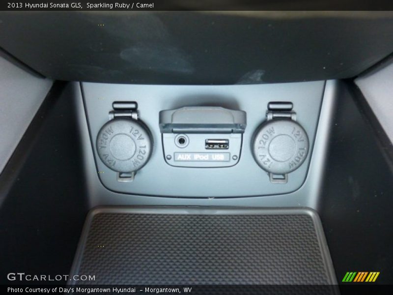 Sparkling Ruby / Camel 2013 Hyundai Sonata GLS
