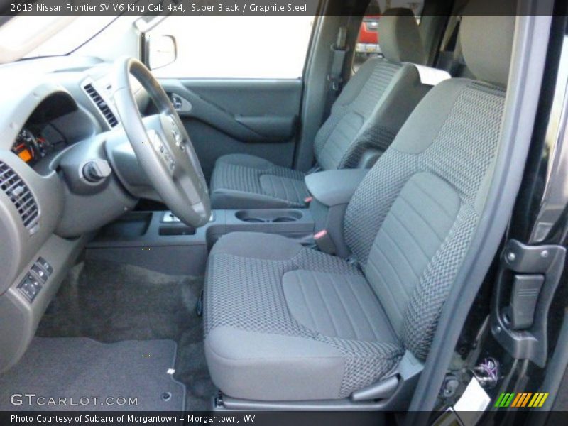 Super Black / Graphite Steel 2013 Nissan Frontier SV V6 King Cab 4x4