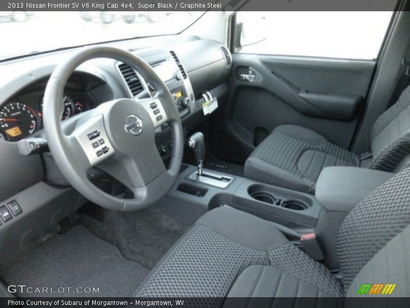 Super Black / Graphite Steel 2013 Nissan Frontier SV V6 King Cab 4x4