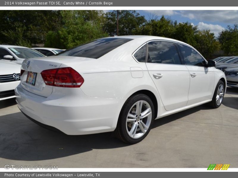 Candy White / Cornsilk Beige 2014 Volkswagen Passat TDI SE