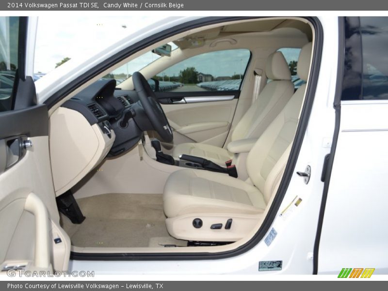 Candy White / Cornsilk Beige 2014 Volkswagen Passat TDI SE