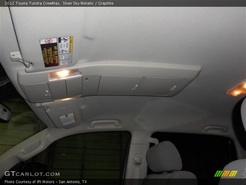 Silver Sky Metallic / Graphite 2012 Toyota Tundra CrewMax