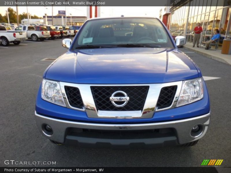Metallic Blue / Steel 2013 Nissan Frontier SL Crew Cab 4x4