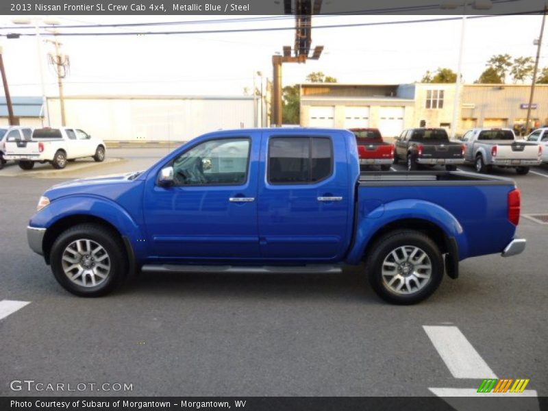 Metallic Blue / Steel 2013 Nissan Frontier SL Crew Cab 4x4