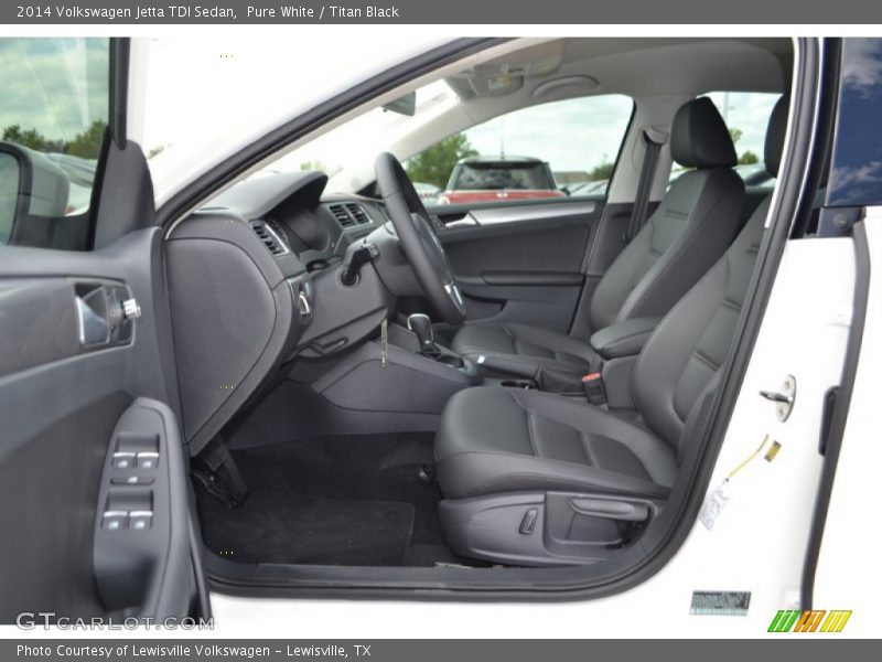  2014 Jetta TDI Sedan Titan Black Interior