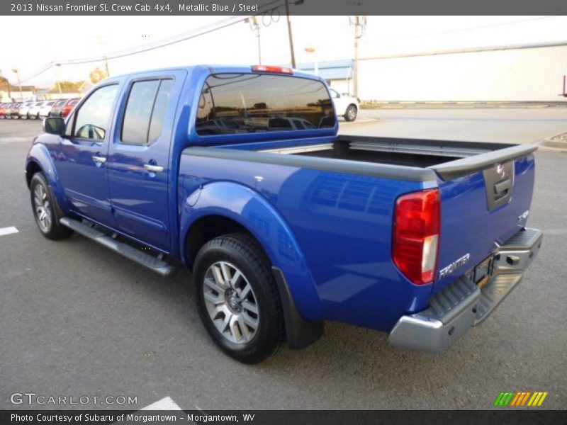 Metallic Blue / Steel 2013 Nissan Frontier SL Crew Cab 4x4