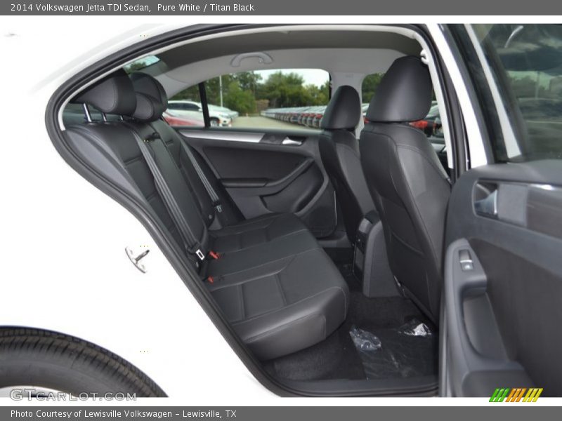 Rear Seat of 2014 Jetta TDI Sedan