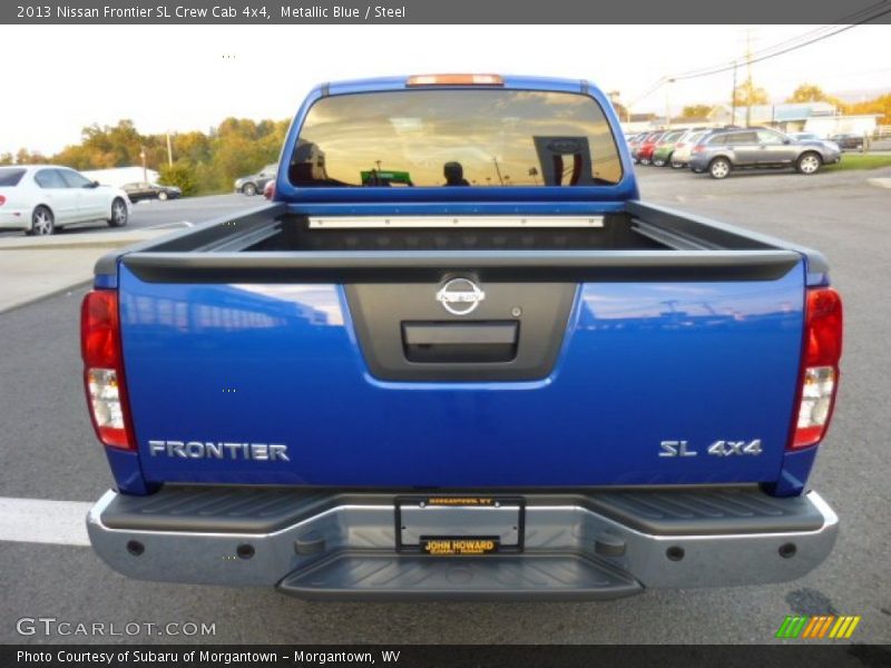 Metallic Blue / Steel 2013 Nissan Frontier SL Crew Cab 4x4