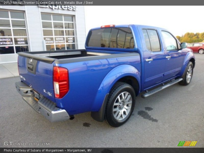 Metallic Blue / Steel 2013 Nissan Frontier SL Crew Cab 4x4