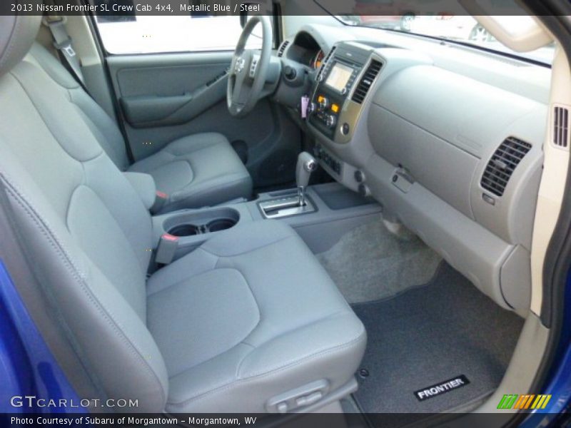 Metallic Blue / Steel 2013 Nissan Frontier SL Crew Cab 4x4