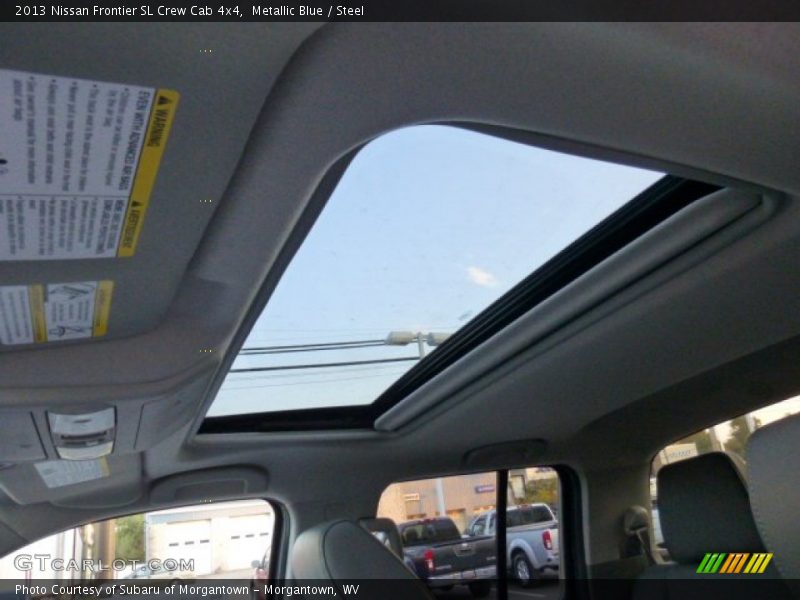 Metallic Blue / Steel 2013 Nissan Frontier SL Crew Cab 4x4