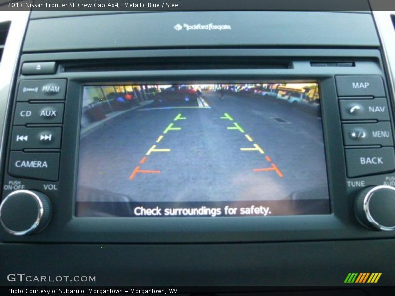 Metallic Blue / Steel 2013 Nissan Frontier SL Crew Cab 4x4