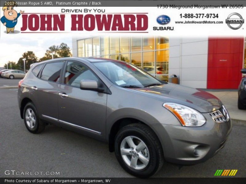 Platinum Graphite / Black 2013 Nissan Rogue S AWD