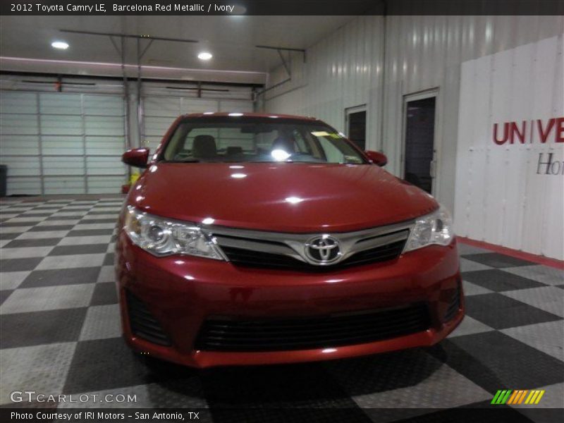 Barcelona Red Metallic / Ivory 2012 Toyota Camry LE