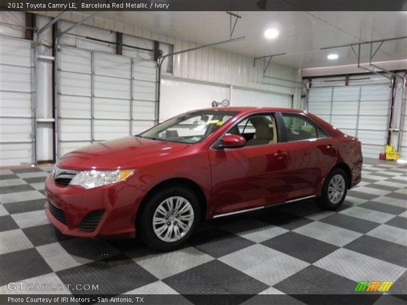 Barcelona Red Metallic / Ivory 2012 Toyota Camry LE