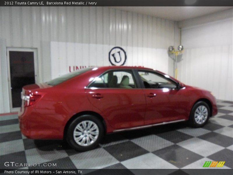 Barcelona Red Metallic / Ivory 2012 Toyota Camry LE