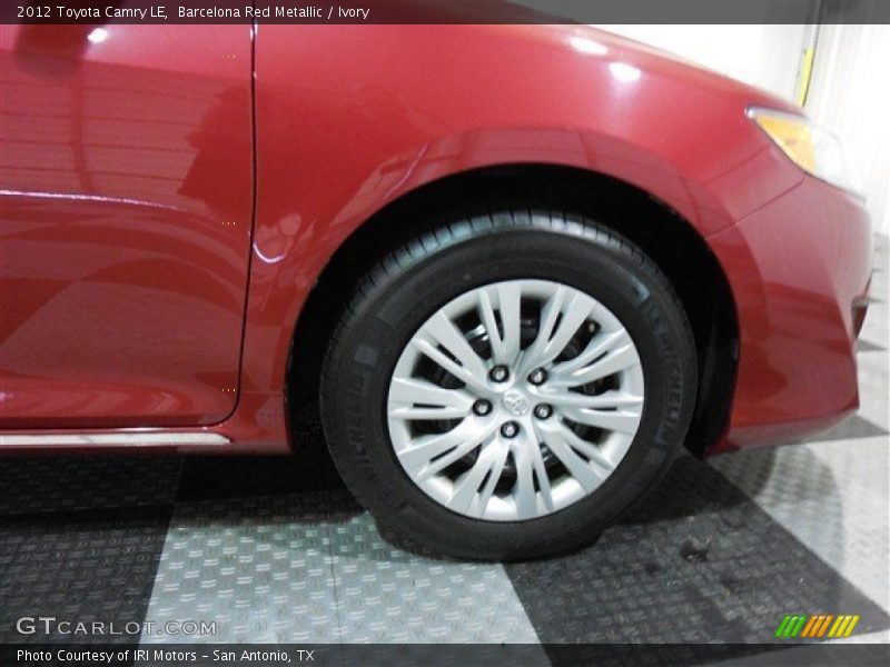 Barcelona Red Metallic / Ivory 2012 Toyota Camry LE