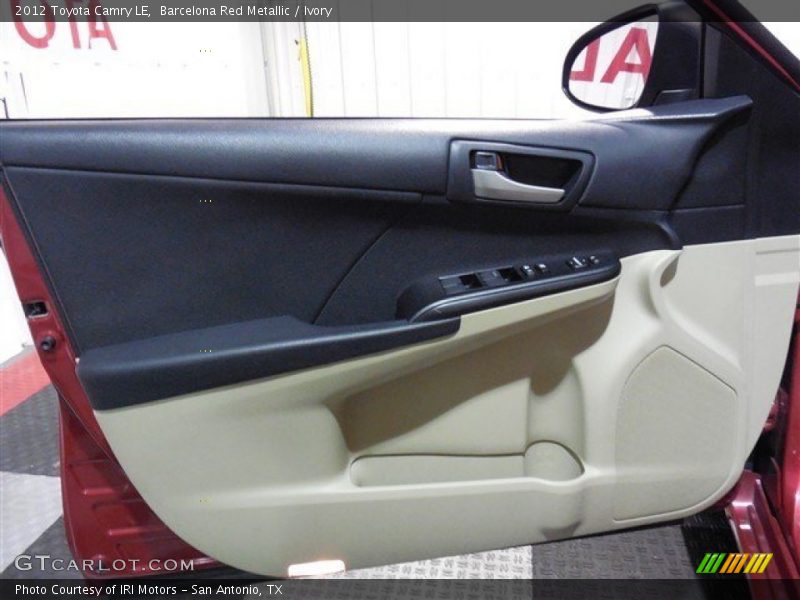 Barcelona Red Metallic / Ivory 2012 Toyota Camry LE