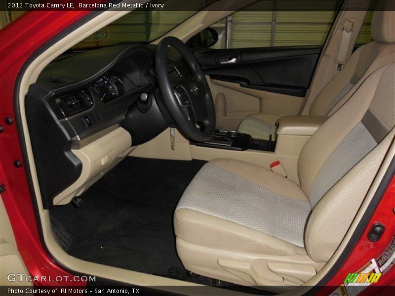 Barcelona Red Metallic / Ivory 2012 Toyota Camry LE
