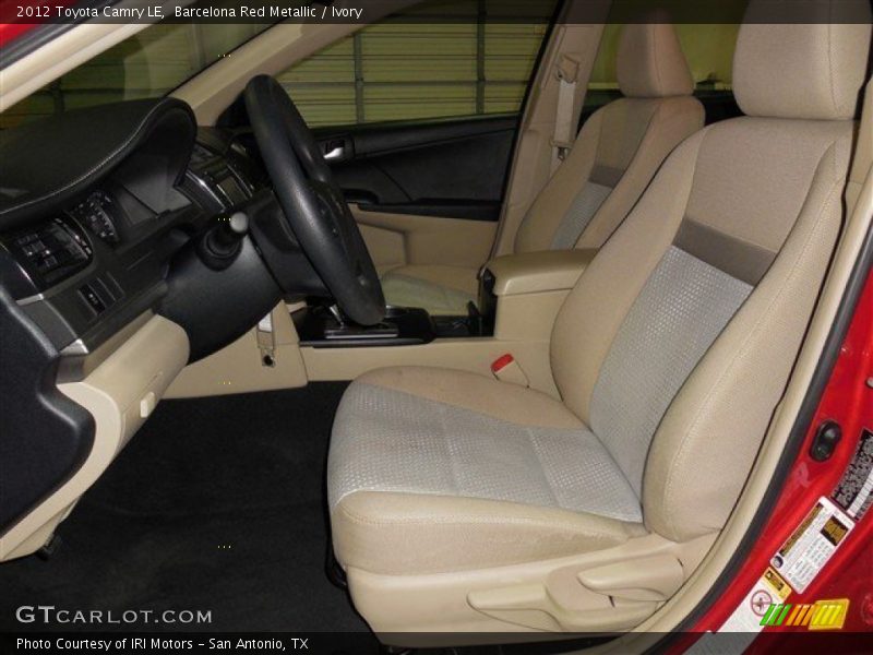 Barcelona Red Metallic / Ivory 2012 Toyota Camry LE
