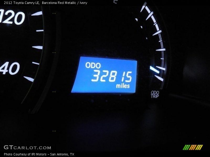 Barcelona Red Metallic / Ivory 2012 Toyota Camry LE