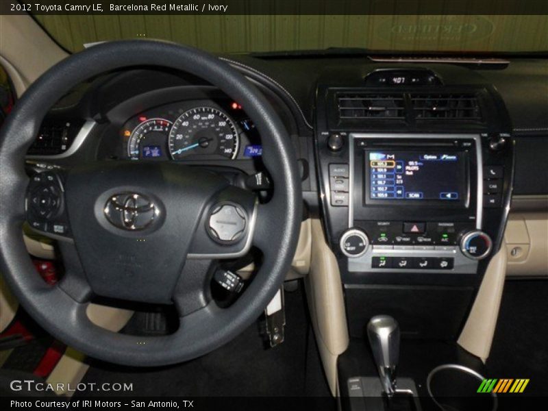 Barcelona Red Metallic / Ivory 2012 Toyota Camry LE