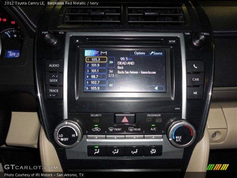 Barcelona Red Metallic / Ivory 2012 Toyota Camry LE