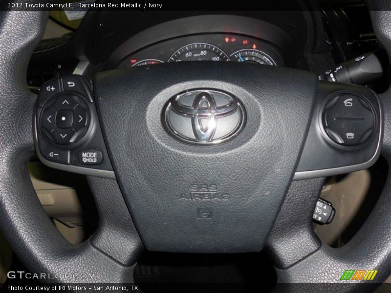 Barcelona Red Metallic / Ivory 2012 Toyota Camry LE