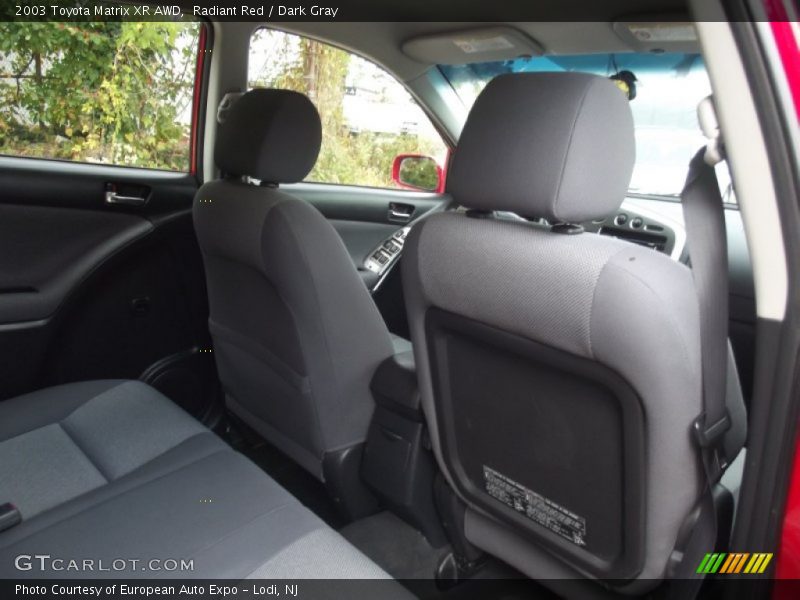 Radiant Red / Dark Gray 2003 Toyota Matrix XR AWD