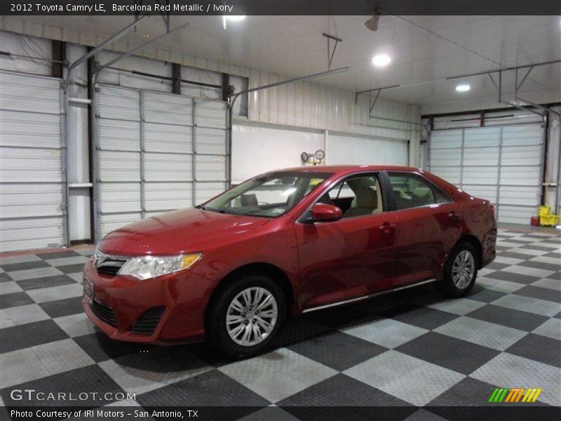 Barcelona Red Metallic / Ivory 2012 Toyota Camry LE