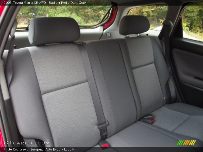 Radiant Red / Dark Gray 2003 Toyota Matrix XR AWD