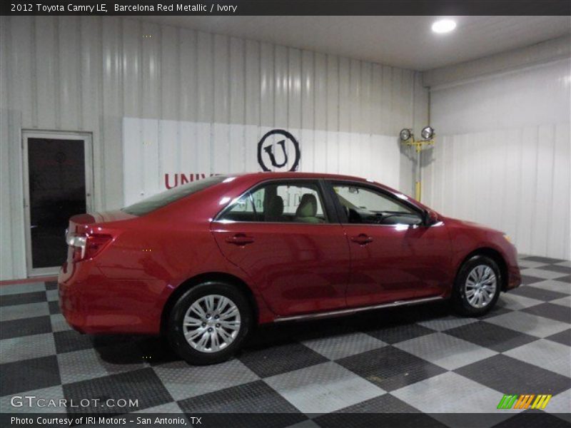 Barcelona Red Metallic / Ivory 2012 Toyota Camry LE
