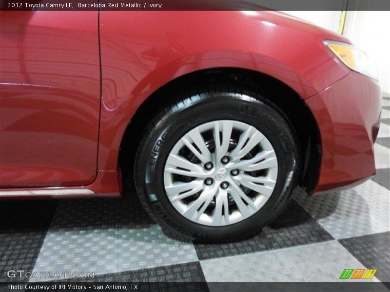Barcelona Red Metallic / Ivory 2012 Toyota Camry LE