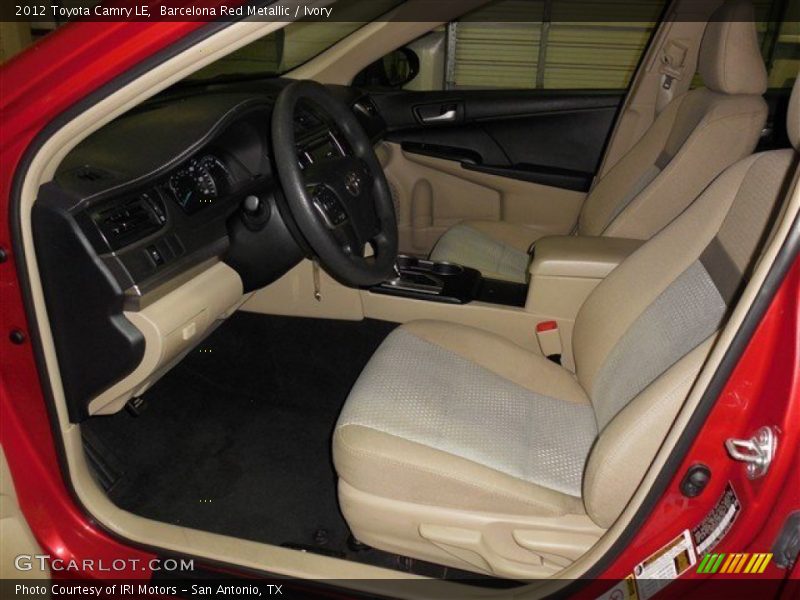 Barcelona Red Metallic / Ivory 2012 Toyota Camry LE