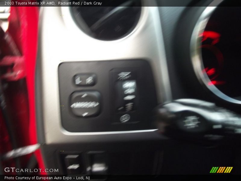 Radiant Red / Dark Gray 2003 Toyota Matrix XR AWD