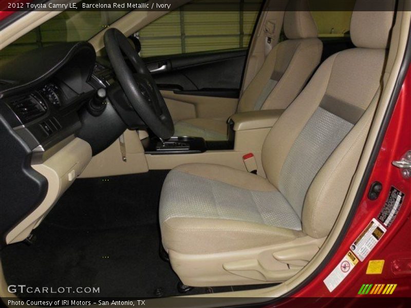 Barcelona Red Metallic / Ivory 2012 Toyota Camry LE