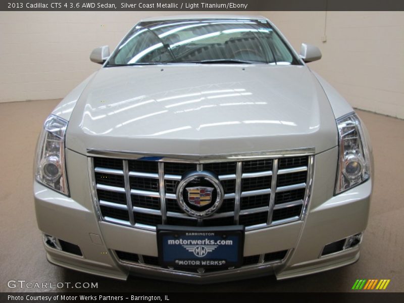 Silver Coast Metallic / Light Titanium/Ebony 2013 Cadillac CTS 4 3.6 AWD Sedan