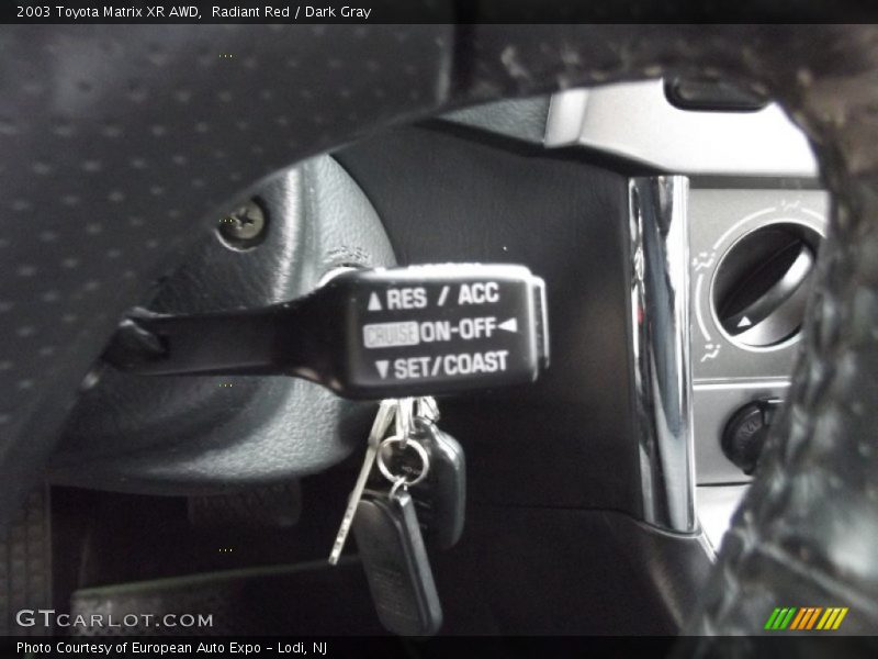 Radiant Red / Dark Gray 2003 Toyota Matrix XR AWD