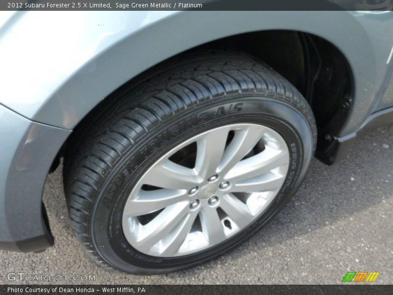 Sage Green Metallic / Platinum 2012 Subaru Forester 2.5 X Limited