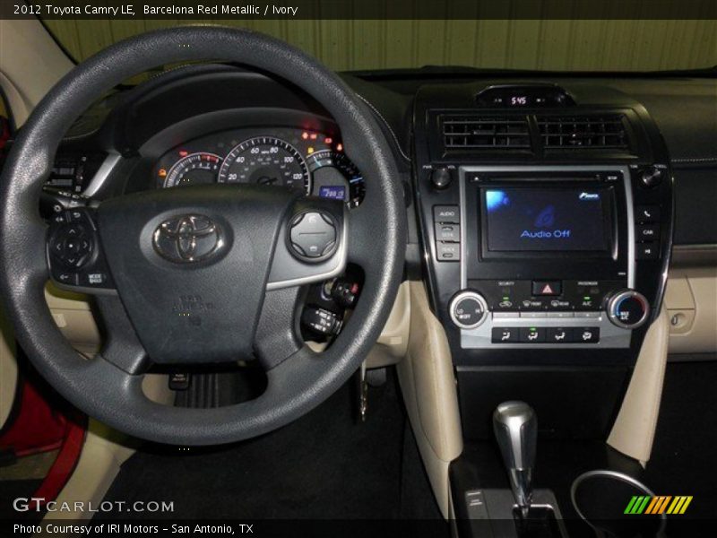 Barcelona Red Metallic / Ivory 2012 Toyota Camry LE