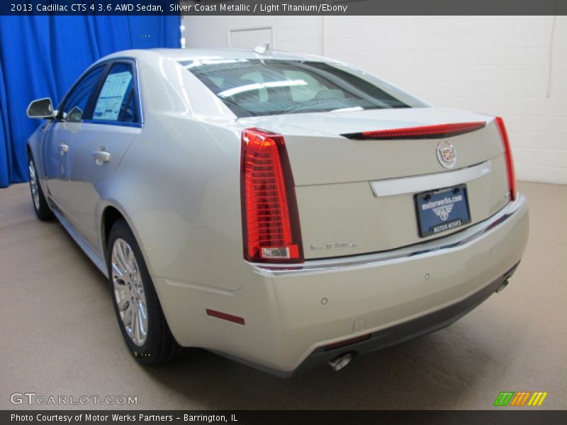 Silver Coast Metallic / Light Titanium/Ebony 2013 Cadillac CTS 4 3.6 AWD Sedan