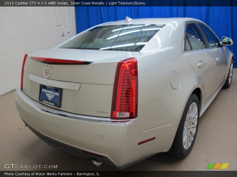 Silver Coast Metallic / Light Titanium/Ebony 2013 Cadillac CTS 4 3.6 AWD Sedan