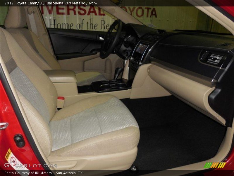 Barcelona Red Metallic / Ivory 2012 Toyota Camry LE
