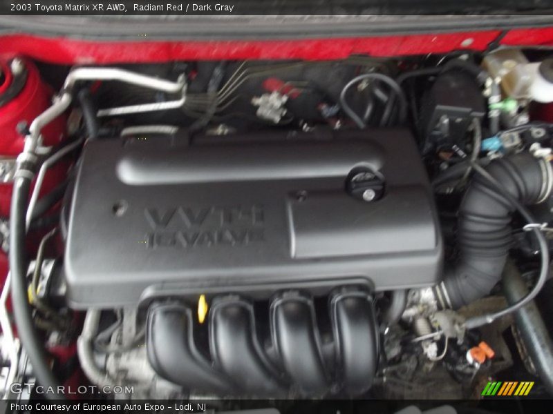Radiant Red / Dark Gray 2003 Toyota Matrix XR AWD
