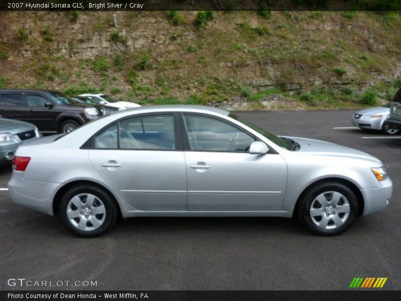 Bright Silver / Gray 2007 Hyundai Sonata GLS